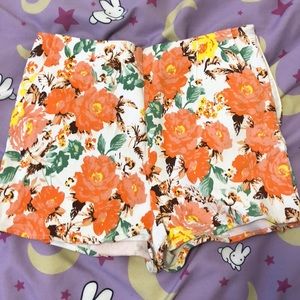 Floral shorts